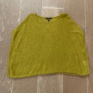 Eileen Fisher short tunic style sweater vest